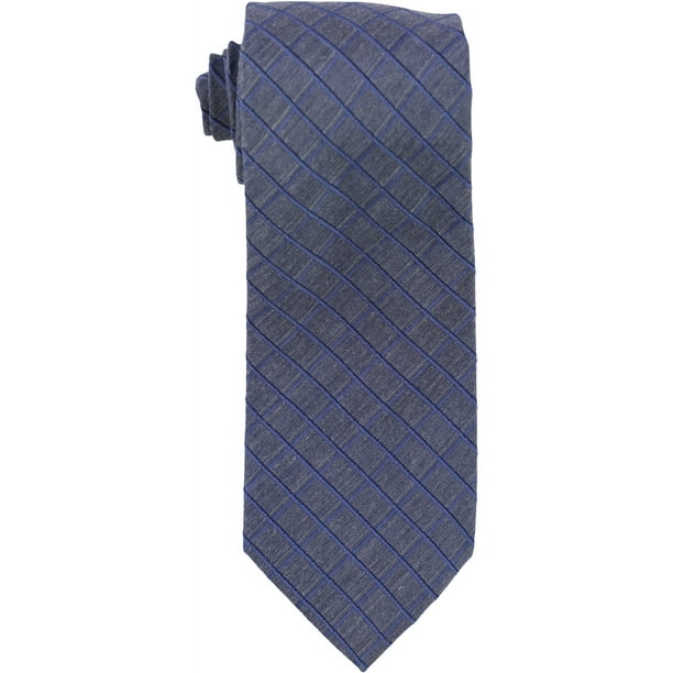 Kenneth Cole Mens Plaid Self-Tied Necktie Kenneth Cole Mens Plaid Self-Tied Necktie